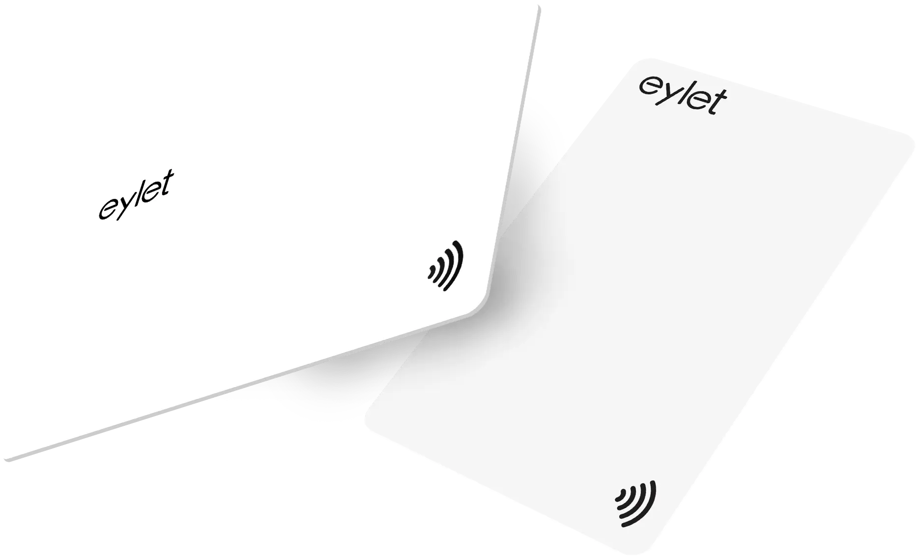 eylet 2 Pack White Digital Business Cards