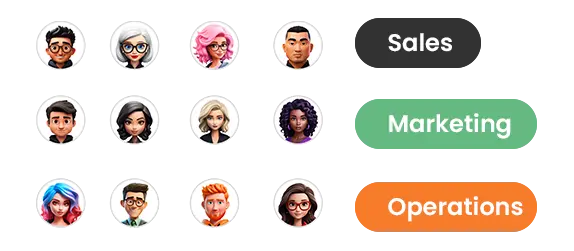 Team Members screen
