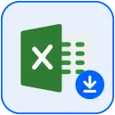 Excel download icon